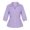 Purple, variant on Women‘s Long Sleeve Office Blouse V Neck Button Front Casual Work Top White XXXXXL