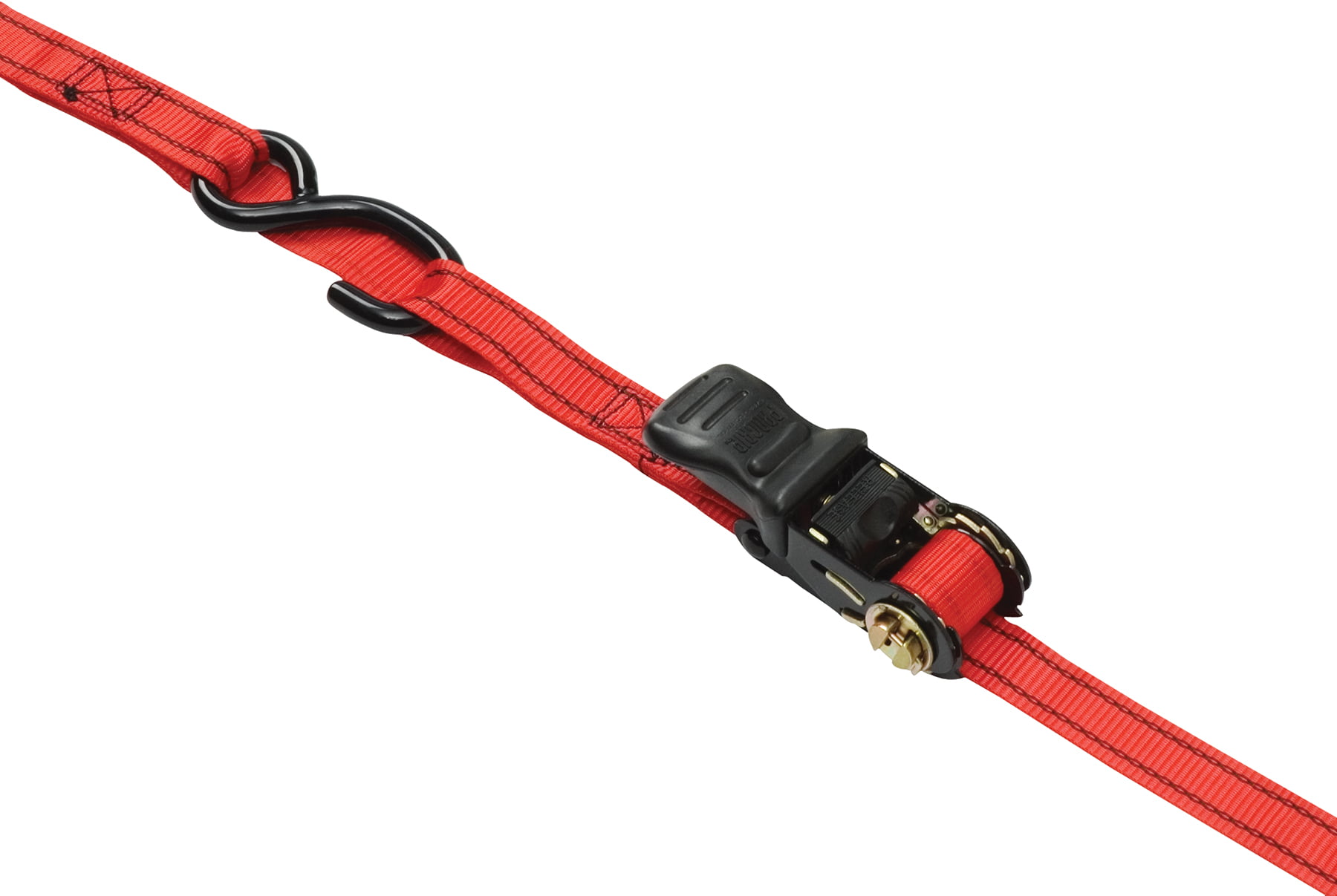 Flex Grip Handle 6 x 1 PROGRIP 312620 Cargo Tie Down Standard Duty Ratchet with Hook Loop/S-Hooks Pack of 2 