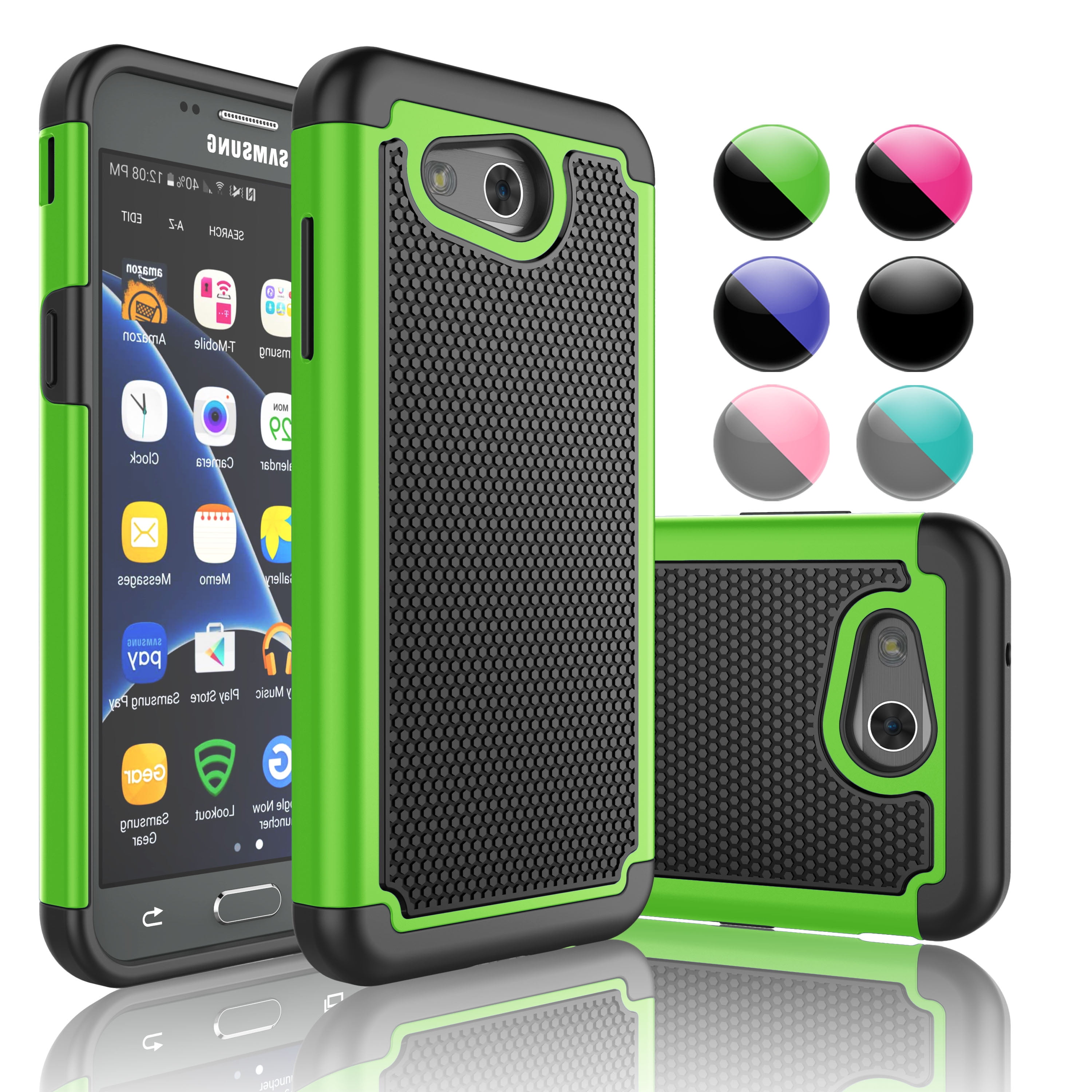 Samsung J3 17 Case Galaxy Express Prime 2 Case Green Njjex 2 Piece Rugged Rubber Scratch Resistant Plastic Shockproof Case Cover For Samsung Galaxy J3 Emerge Amp Prime 2 J3 Luna Pro In Samsung J3 17 Case Galaxy Express Prime 2 Case Green Njjex 2 Piece Rugged Rubber Scratch Resistant Plastic Shockproof Case Cover For Samsung Galaxy J3 Emerge Amp Prime 2 J3 Luna Pro In