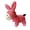 Pink, variant on Deepigc Plush Donkey Squeaky Dog Toy, Pet Teeth Grinding Chew Toy, Durable Soft Stuffed Toys, Interactive Puppy Toy for Small/Medium Dogs, Stress Relief & Dental Care, Brown