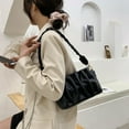 thumbnail image 5 of Bolso bandolera de un solo hombro con correas desmontables negro, 5 of 5
