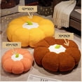 thumbnail image 3 of 18*6 Inch Soft Plush Pumpkin Floor Cushion, Thickened Cozy Seat Pillow With Cute 3D Pumpkin Design, Comfortable Floor Pillow For Living Room, Bedroom, Tatami, Window Sill, For, 3 of 4