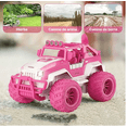 thumbnail image 3 of Coche De Juguete Teledirigido Recargable Camión Todoterreno Rosa, 3 of 5