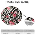 thumbnail image 6 of Pioneer Flower Floral Print Pattern Round Fitted Tablecloth with Elastic Edge,Dining Table Cover Waterproof,Outdoor Round Tablecloth for Camping,Dining,Indoor and Outdoor, 6 of 7