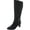 Black Microsuede, variant on CHARTER CLUB Womens Black Slip Resistant Cushioned Palmaa Round Toe Zip-Up Dress Boots 11 M