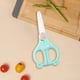 thumbnail image 5 of Tijeras de cerámica portátiles para niños con funda de seguridad | Cuchillas seguras sin afilar para uso en alimentos y cocina | Fáciles de limpiar y ligeras | Rosa, azul y blanco, 5 of 6