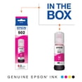 thumbnail image 2 of Botella de tinta Epson 502 EcoTank de ultra alta capacidad magenta, 2 of 7