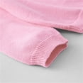 thumbnail image 4 of Coerni Girls Long Sleeve Cardigan Kids Casual Open Front Chunky Sweater Fall Outerwear Crewneck Knit Uniform Cute Soft Cotton Coat, 4 of 9