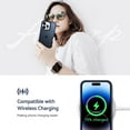 thumbnail image 6 of Designed for iPhone 14 Pro Case, [Support Wireless Charging] Soft Silicone Slim Anti-Scratch Protective Phone Case for iPhone 14 Pro 6.1 inch, Blue, 6 of 13