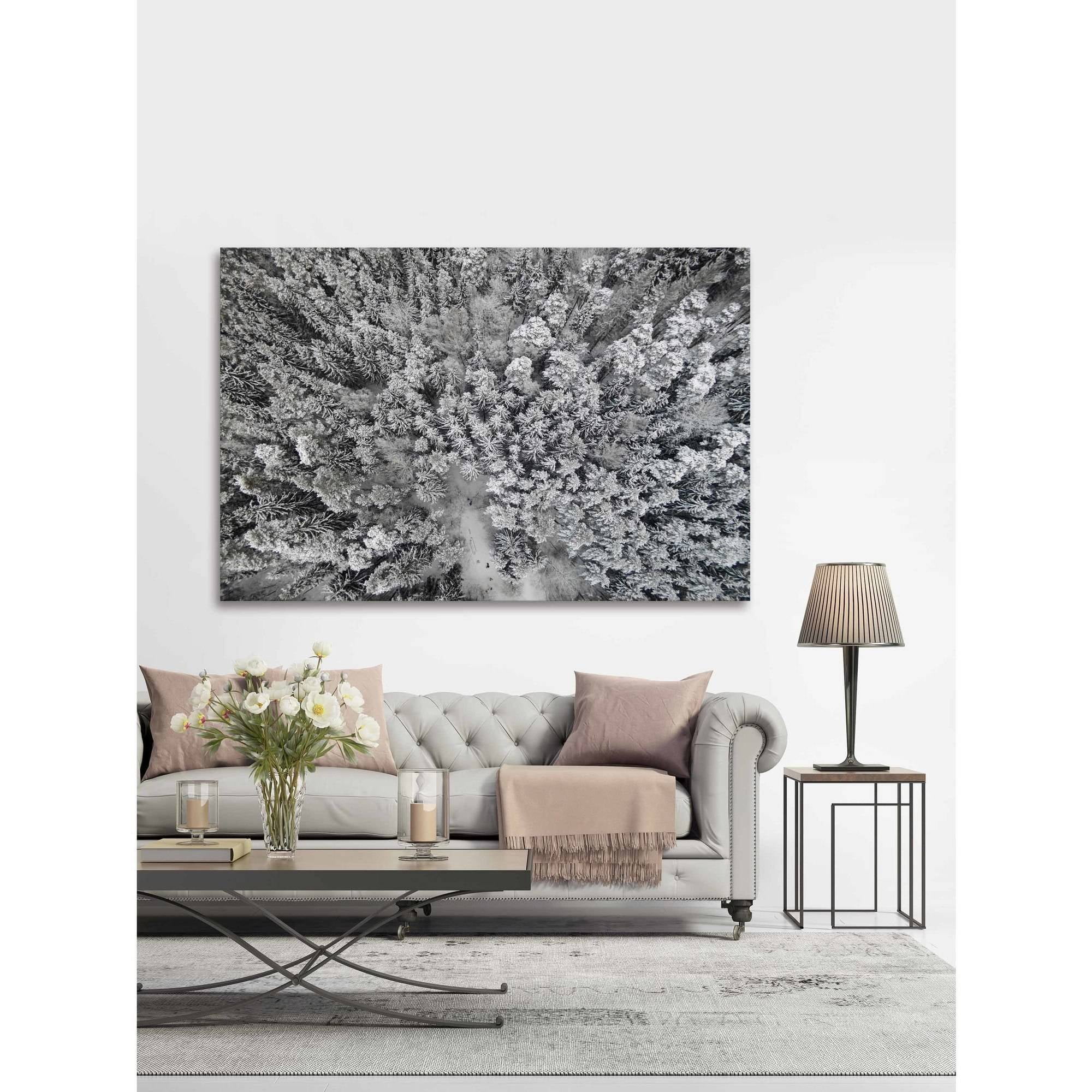 Marmont Hill "Frozen Friends" by Karolis Janulis Painting Print on Wrapped Canvas