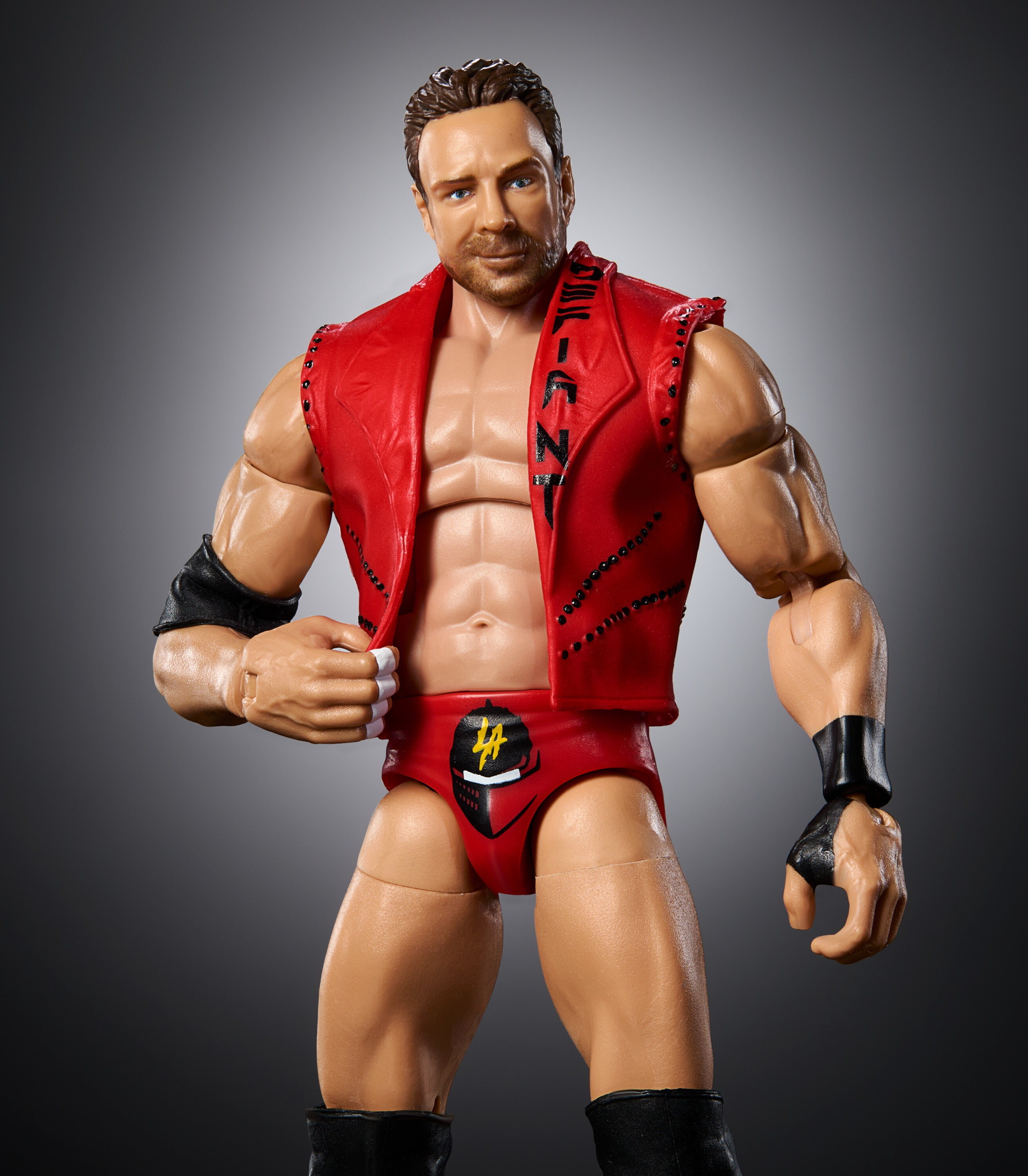 WWE Elite LA Knight Action Figure, 6-inch Collectible Superstar with Articulation & Accessories