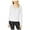 White, variant on BAR III $55 Womens New 1316 Black Surplice Long Sleeve V Neck Sweater S B+B