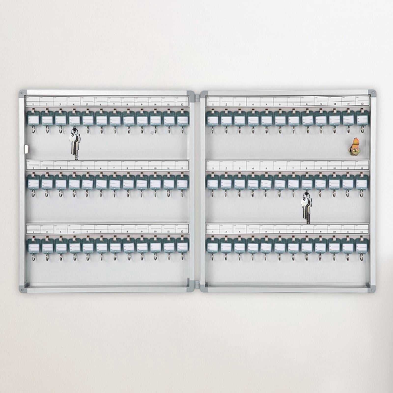 figatia 72 Position Key Lock Box Key Management Keeper Box Wall Mount Locking Key Cabinet Key Box for Repair Shops Garage Companies