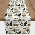 thumbnail image 3 of Creative Products Amber and Black Vintage Halloween Pattern 16x72 Poly Twill Table Runner, 3 of 3