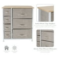 thumbnail image 2 of Simplify 7 Drawer Storage Dresser in Beige, 2 of 8