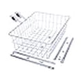 thumbnail image 3 of Wald 1392 Standard Large Front Handlebar Bike Basket (Silver), 3 of 3