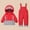 Red, variant on NAISIBABY Kids Snowsuit, Waterproof Jumpsuit with Puffer Jacket Thicken Warm Outdoor Snow Clothes Set Blue 2-3T