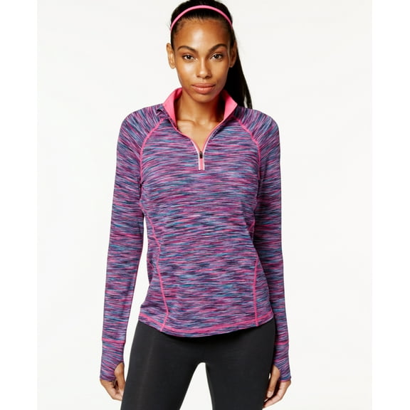 Ideology Womens Space-Dyed Pullover Jacket Size 2XL