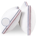 thumbnail image 1 of Bedsure Pillows Standard Size Set of 2 - Fluffy Standard Pillows 2 Pack, Bed Pillows for Sleeping Hotel Quality Gusseted Pillow with Down Alternative for Back,Stomach,or Side Sleeper, Machine Washable, 1 of 6