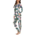 thumbnail image 2 of FKELYI 2 PCS Cartoon Axolotl Pjs Size M Elastic Long Sleeve Pajamas for Girls Casual Hoilday Pullover Pants Loose Sleepwear, 2 of 4