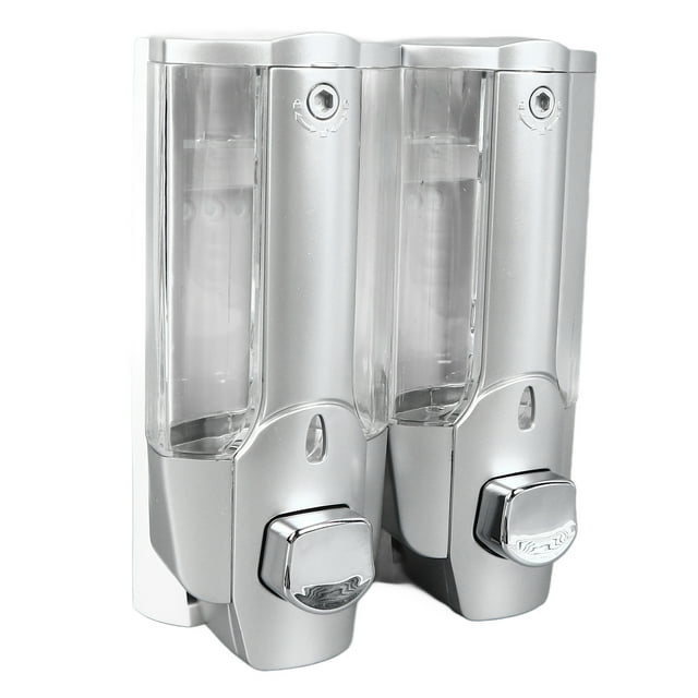 Distributeur à Pression, Distributeur de Liquide en Plastique Contrôle Pratique Double Tête pour Usage Domestique Hôtel