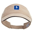 thumbnail image 5 of Diver Icon Embroidered Prostyle Cotton Twill Washed Visor - Khaki Navy OSFM, 5 of 5