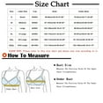 thumbnail image 2 of Bigersell Bras Pack for Women No Underwire Push up Discouts 3pc Women's Front Buckle Oversized Tank Tops Style Underwear Without Underwire Underwire Bra Style F-1233 Yellow L, 2 of 4