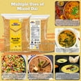 thumbnail image 2 of Rani Mixed Dal (Chana Dal, Moong Dal, Toor Dal, Masoor Dal, Urad Dal) 32oz (2lbs) 908g ~ All Natural | Gluten Friendly | NON-GMO | Kosher | Vegan | Indian Origin, 2 of 8