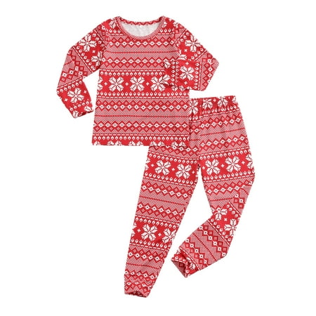 

LisenraIn Christmas Pajamas Set Family Matching Sleepwear Outfits Nightwear