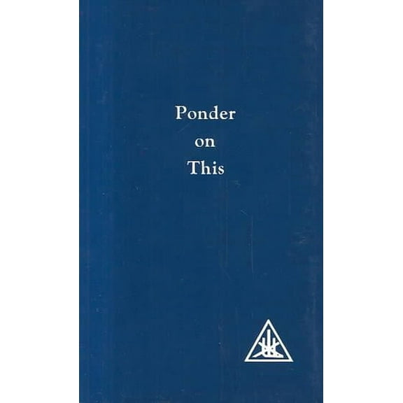 Ponder on This Alice A. Bailey,Djwhal Khul (Paperback)