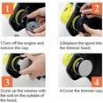 thumbnail image 4 of Cabezal de corte de carrete de repuesto para cable de corte (cubierta para cabezal de corte RYOBI (paquete de 8 + 2)) para Tool Room, 4 of 5