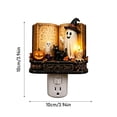 thumbnail image 3 of Halloween Witch Campfire Nigh Llight,Halloween Lights Plug in to Wall Resin Vintage,Witch Night Lights for Kids Room,Halloween Decorations Indoor,Room Home Decor,Gifts for Girls and Boys(D), 3 of 6