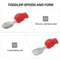 thumbnail image 2 of MasteelfCA 1 Set Baby Essentials Spoon Fork Set Durable Practical Kids Spoon Fork Set, 2 of 7