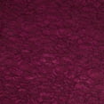thumbnail image 4 of Zelouf Aurora Floral Eyelash Lace On Scuba  , Sewing, DIY, Crafts Fabric by the Yard, Baroque Burgundy, 20 Yard, 4 of 7