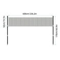 thumbnail image 3 of Beach Volleyball Net Football Net Badminton Net with Stand Package Bag for Backyard Outdoor Portable, 3 of 7