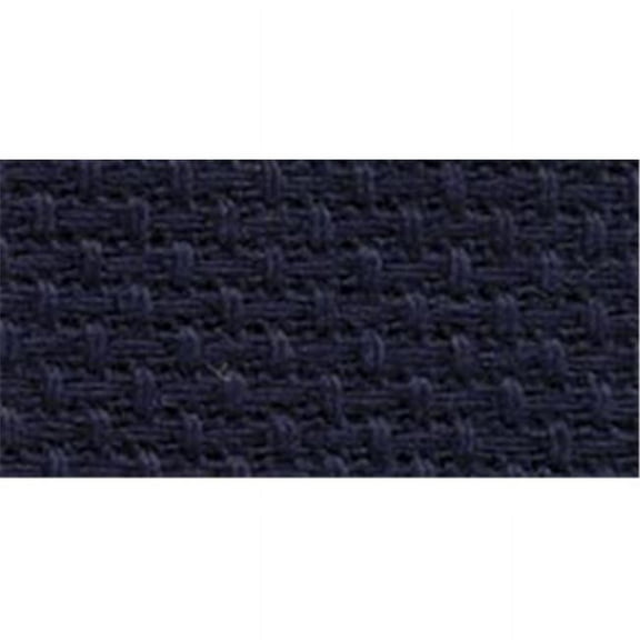 DMC Charles Craft Gold Standard Aida 14 Count 15"X18" Box, Navy