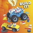thumbnail image 4 of MEGA Rodger Doger & Hot Wheels Racing Building Toy Cars with 2 Figures (251 Pieces), 4 of 6