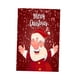 thumbnail image 4 of Bandera navideña de jardín de doble cara con diseño de Papá Noel, decoración festiva de 17x12 pulgadas. Riendo Santa_1, 4 of 7