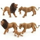 thumbnail image 4 of 5 piezas de plástico León y leona Sunnimix Juguete de figuras de animales, 4 of 8