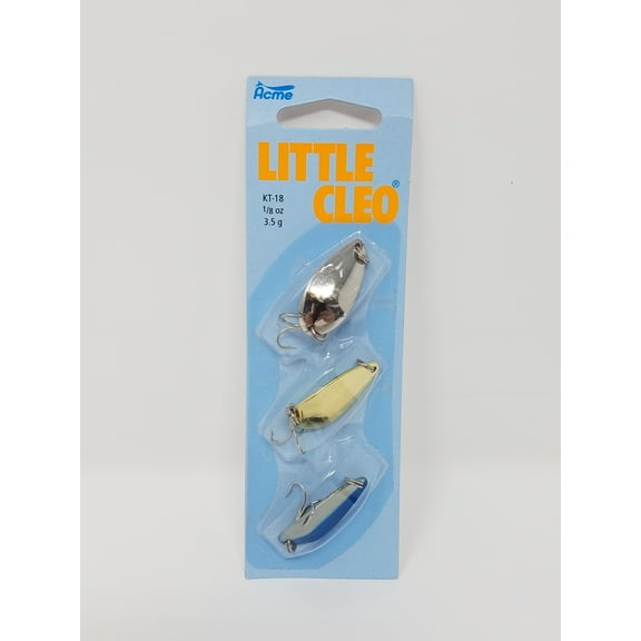 Acme Tackle Little Cleo Fishing Spoon Kit 1/8 oz. 3 Pack