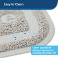 thumbnail image 4 of PetSafe Anti-Tracking Litter Mat, Works with All Cat Litter Boxes, Non-Slip, Durable, Gray, Large, 4 of 7