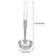 thumbnail image 2 of Cuchara ranurada para exteriores Utensilios de cocina de acero inoxidable Espumadera Cuchara ranurada, 2 of 6