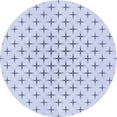 thumbnail image 1 of Ahgly Company Machine Washable Indoor Square Transitional Lavender Blue Area Rugs, 3' Square, 1 of 7