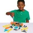 thumbnail image 2 of Hot Wheels Ready-to-Race Car Builder Set Night Shifter, 29-Pieces, Pretend Vehicle Play, Ages 3 up, 2 of 5