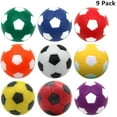 thumbnail image 1 of 9Pcs Foosball Table Balls 1.42 Inch Table Soccer Balls For Foosball Tabletop Game Foosball Accessory Replacements Multicolor, 1 of 9