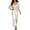 Beige, variant on Two Piece Sets for Women Satin Sleeveless Elegant V-Neck Maxi Dresses Long Sleeve Loose Knit Sweater Outfits Beige XS
