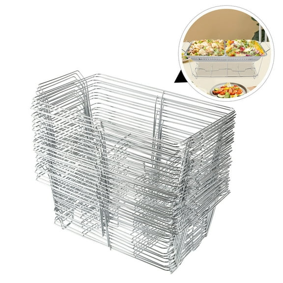 24pcs Chafing Wire Rack Buffet Stand Full Size Chafing Food Warmer Dish Stand