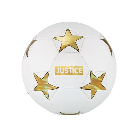 JUSTICE SPORTS ALL STAR SOCCER BALL (GOLD) SIZE 4)