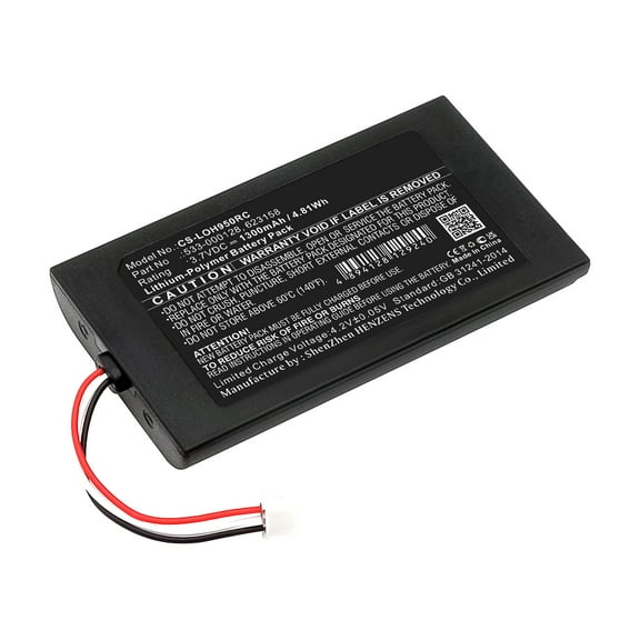 Replacement Battery for Logitech 915-000257,915-000260,Elite,Harmony 950,533-000128,623158,1300mAh
