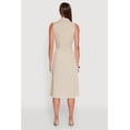 thumbnail image 4 of Womens Lapel Collar Tie Waist Belted Midi Dress, 4 of 4